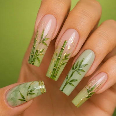 Acrylic Bamboo Nails